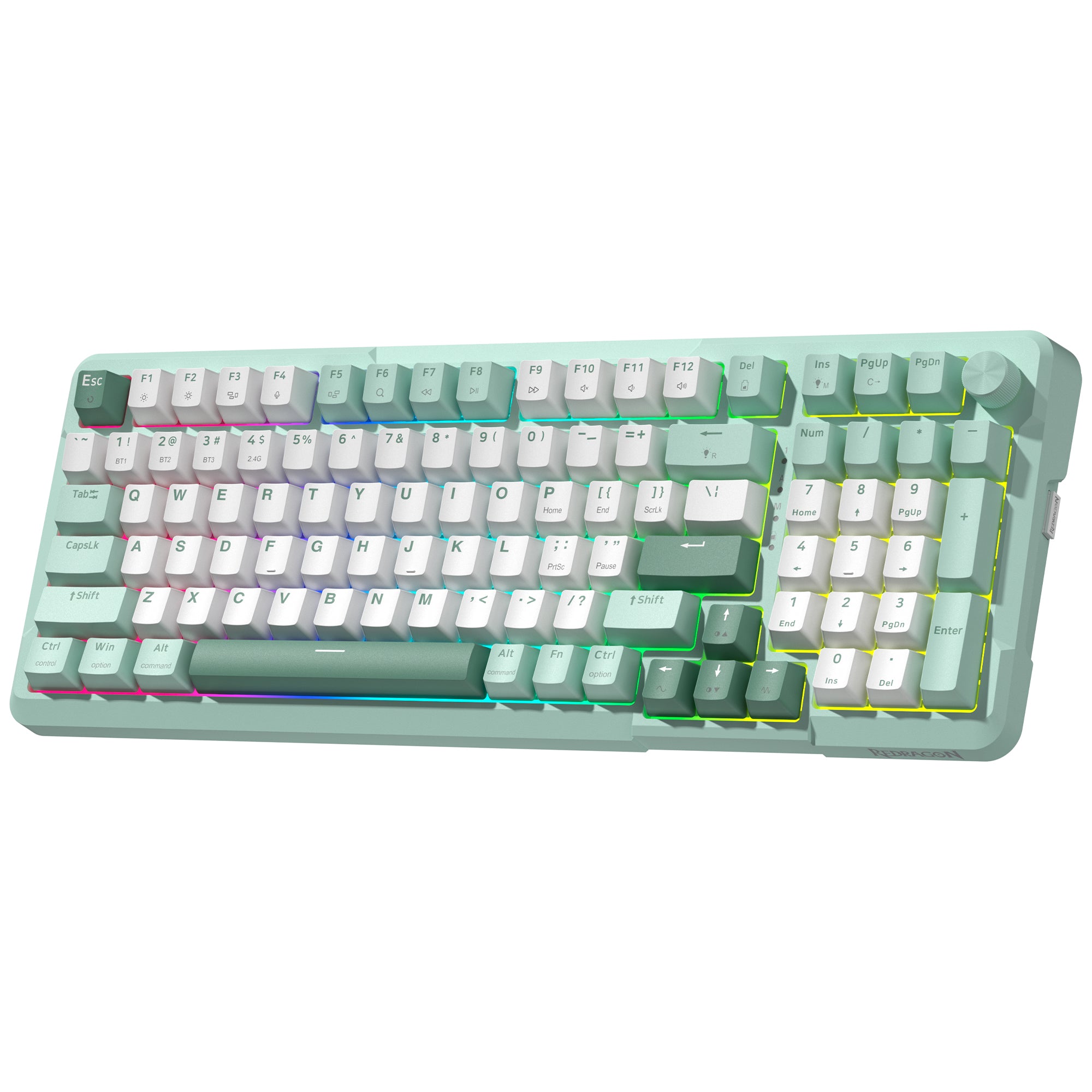 Redragon K742 98% Wireless QMK/VIA Support Mechanical Keyboard(4 Colors)