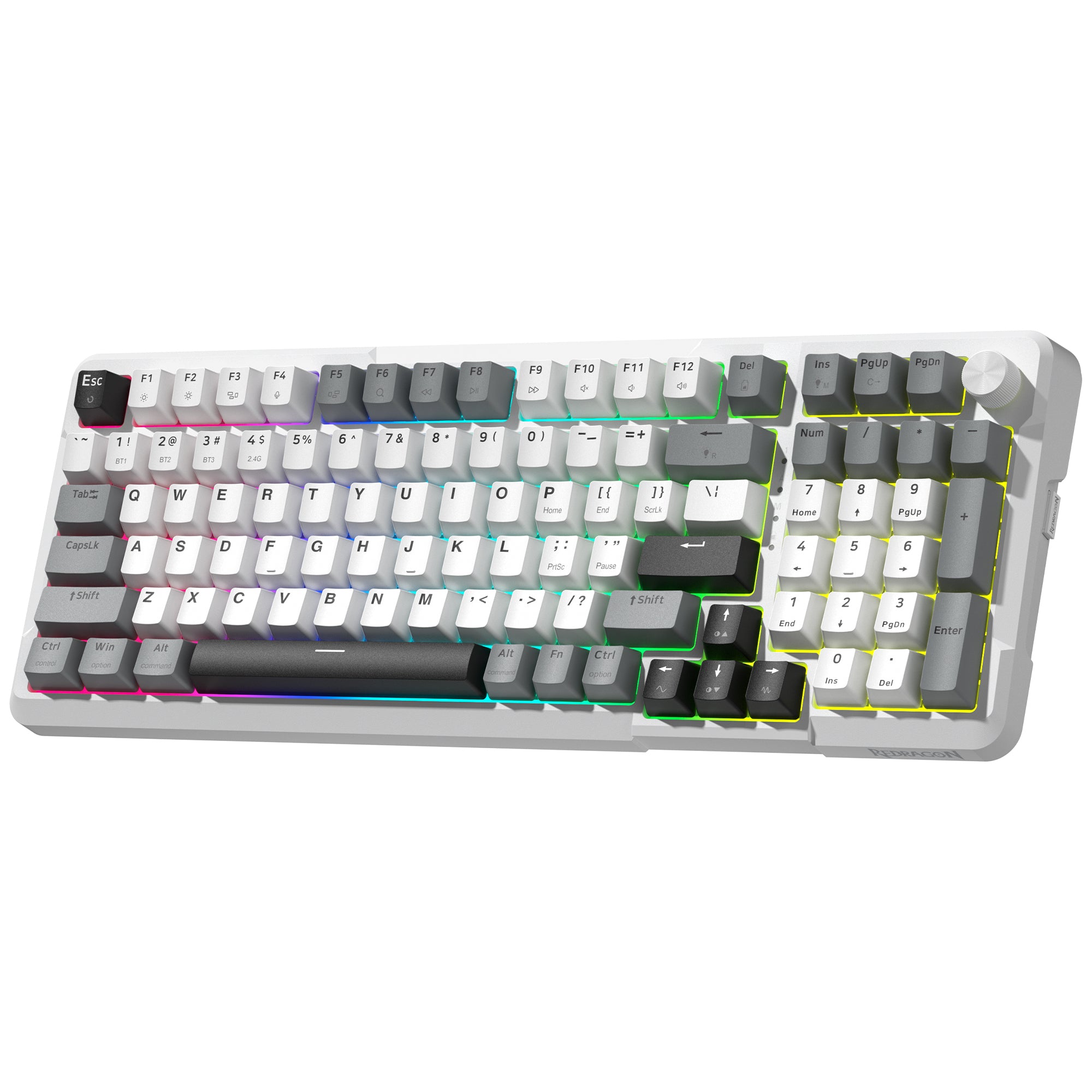 Redragon K742 98% Wireless QMK/VIA Support Mechanical Keyboard（4 Colors）