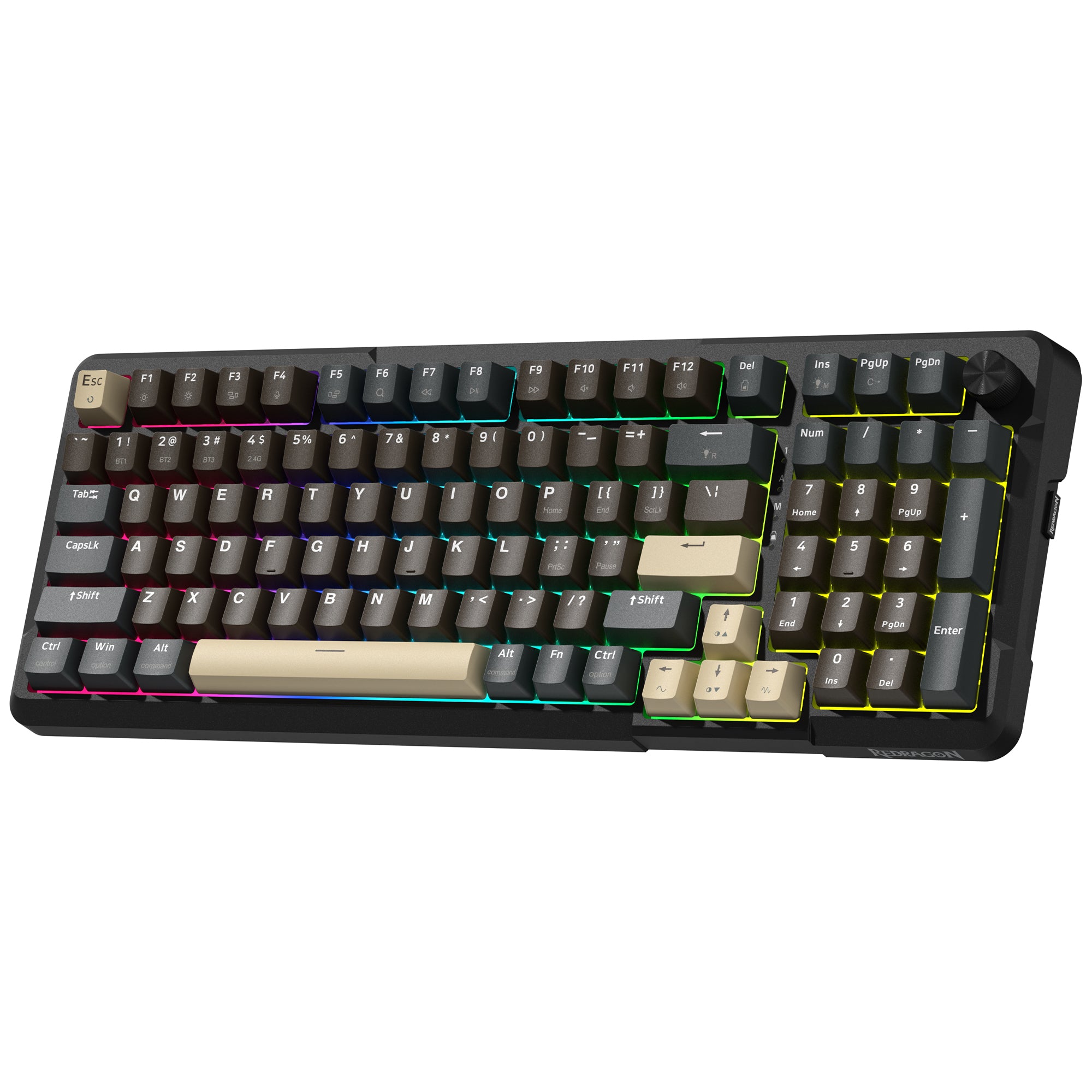 Redragon K742 98% Wireless QMK/VIA Support Mechanical Keyboard（4 Colors）