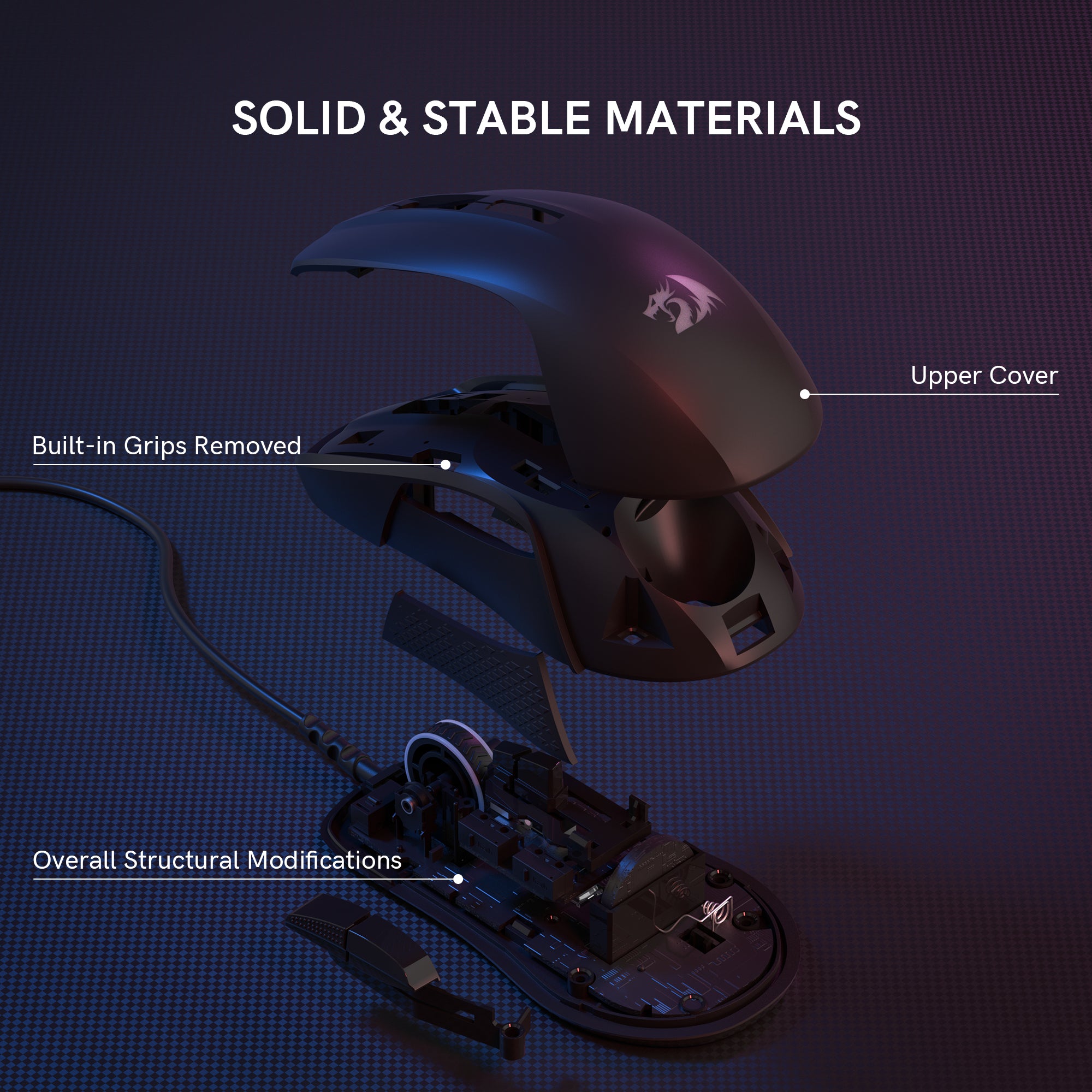 Redragon M718 Wired Gaming Mouse With RGB Backlits