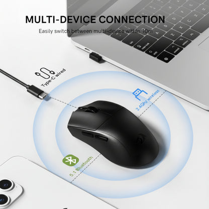 Redragon M821 Tri-Mode Wireless Gaming Mouse With Programmable Buttons